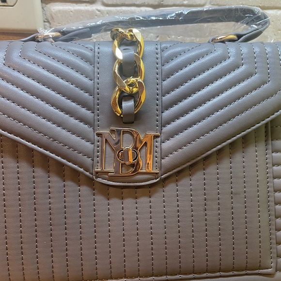 Badgley Mischka Grey Crossbody - Picture 3 of 11